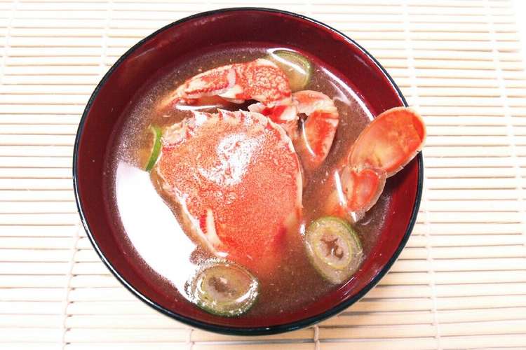 簡単 カニの味噌汁 レシピ 作り方 By 岩船りょうこ クックパッド 簡単おいしいみんなのレシピが353万品
