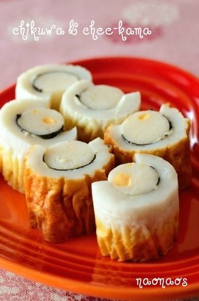 お弁当に♬ちくわとチーカマ海苔マヨ♪