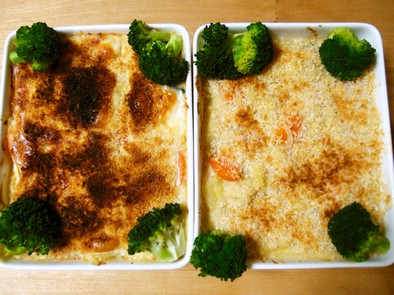 マクロビ豆乳グラタン☆肉食派と両立レシピの写真