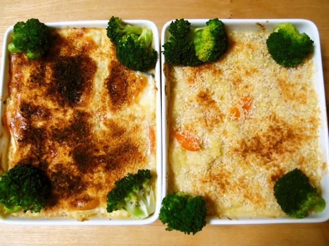 マクロビ豆乳グラタン☆肉食派と両立レシピの画像