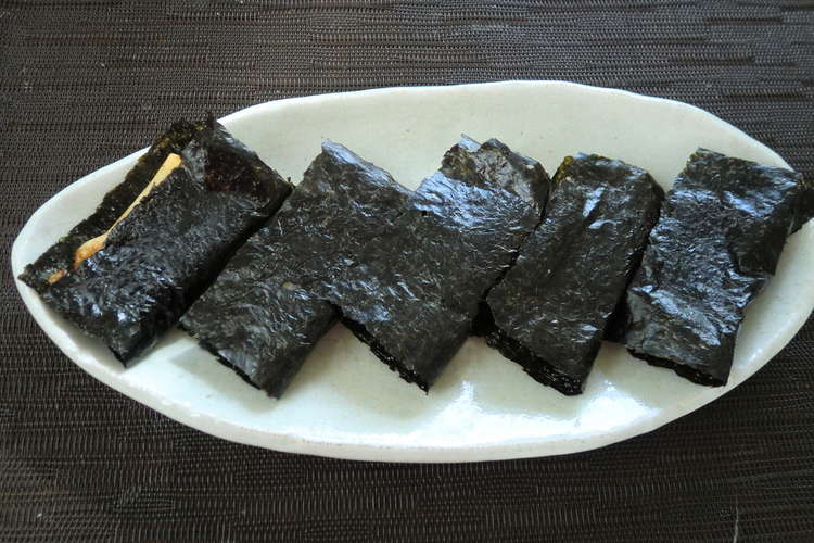 レンジで香ばしい海苔餅 レシピ 作り方 By Komamagokko クックパッド 簡単おいしいみんなのレシピが355万品