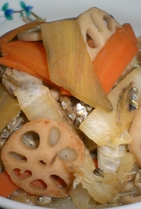 白菜と根菜の炒め煮