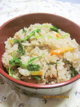 せりの炊き込みご飯