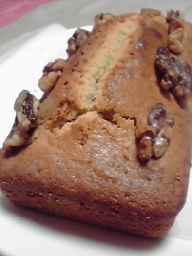 栗ときなことメープルのパウンドケーキの写真