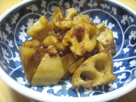 れんこんの土佐煮