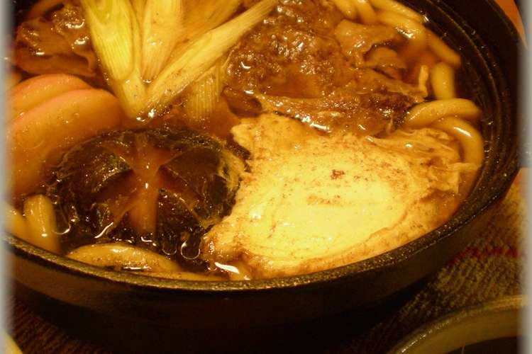 すき焼き風 あったかうどん レシピ 作り方 By べやこ クックパッド 簡単おいしいみんなのレシピが372万品