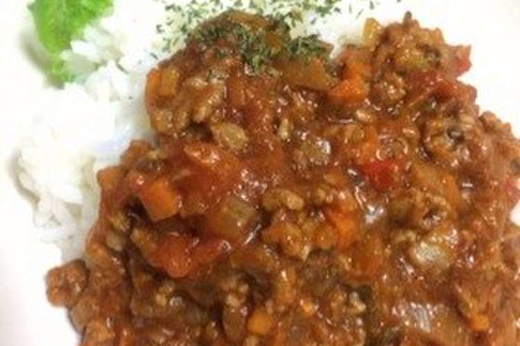 トマト風味の野菜たっぷりドライカレー レシピ 作り方 By ｋａｎａ ０８ クックパッド