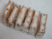 冷たいサワークリームサンド の写真