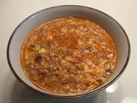 卵入りタンタンメン