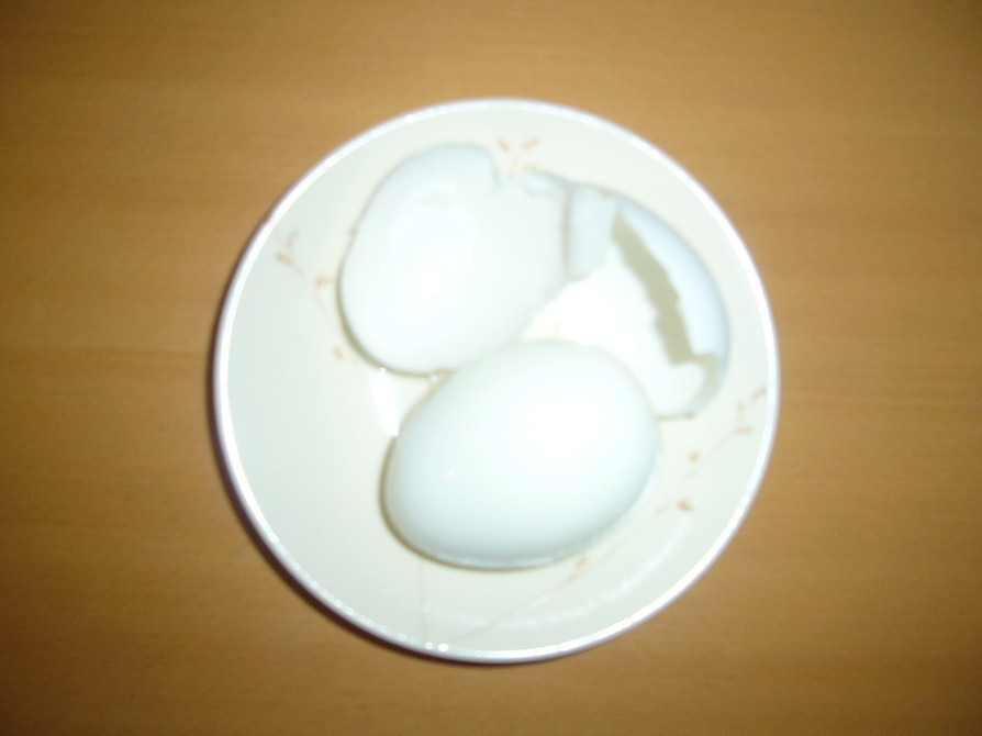 簡単！ゆで卵の殻がむける方法の画像