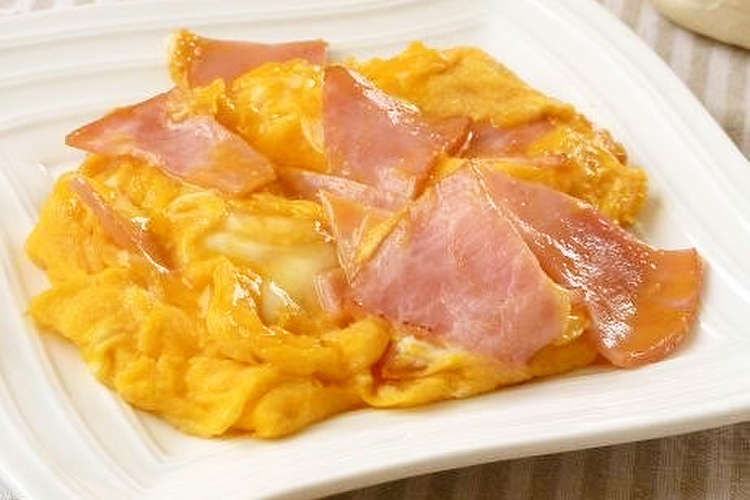 甘い卵のハム入りスクランブルエッグ レシピ 作り方 By ずみりぃ クックパッド 簡単おいしいみんなのレシピが352万品