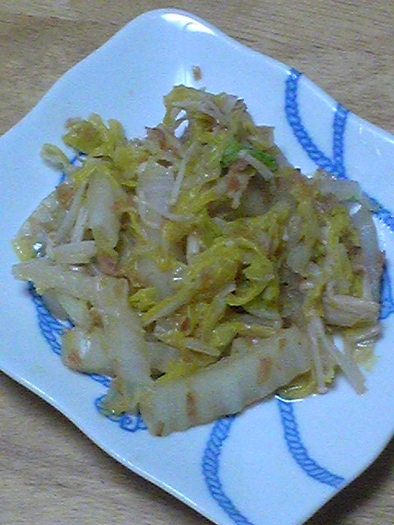 ☆白菜とエノキの辛子和え☆の写真