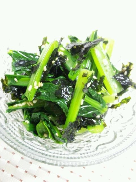 ＊小松菜と海苔のナムル＊の画像