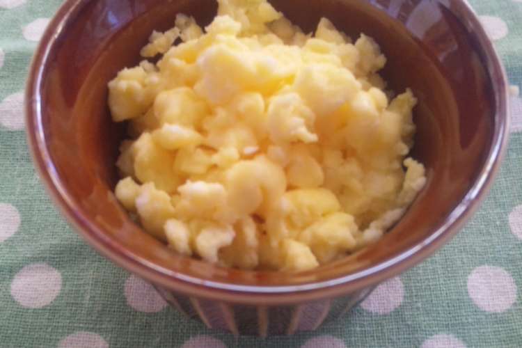 離乳食 後期 万能 レンジde炒り卵 レシピ 作り方 By ｎｉｋｏ ｓｍａｍａ クックパッド 簡単おいしいみんなのレシピが359万品