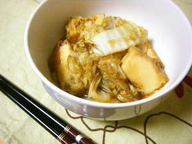 厚揚げと白菜の中華風炒め煮の画像