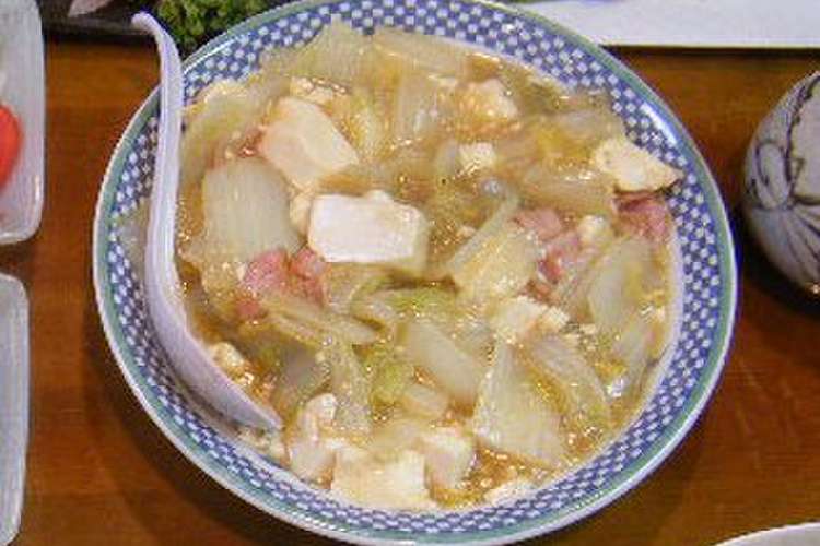 白菜と豆腐の中華風あんかけ レシピ 作り方 By Miitonn クックパッド