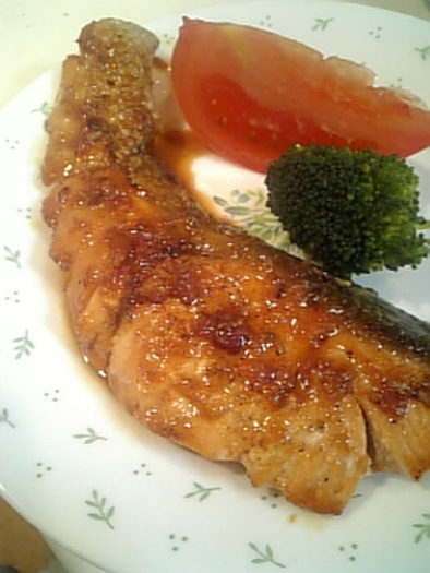 鮭のムニエル～ガーリック醤油味～の写真