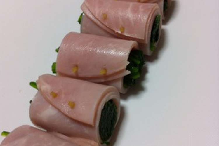 お弁当のおかずに ほうれん草のハム巻き レシピ 作り方 By たあむママ クックパッド 簡単おいしいみんなのレシピが352万品