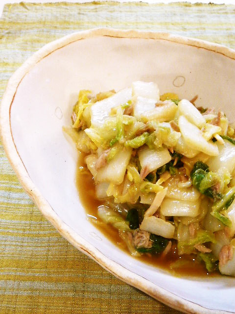 ✿白菜とツナの甘酢サラダ✿の画像