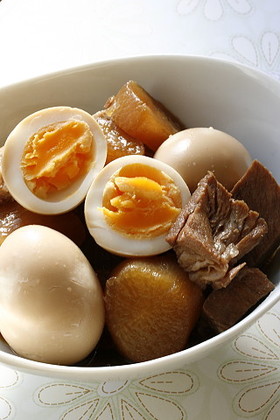 ■ こっくり味の豚バラ大根 煮卵添え ■
