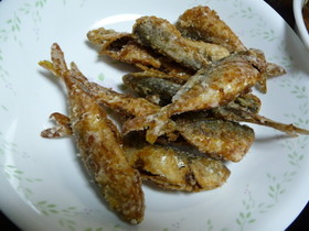 鯵のからあげ　下味は１：１