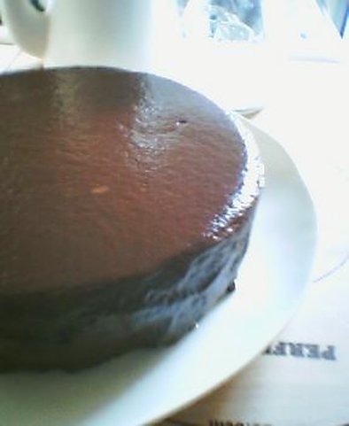 ホームメイドチョコレートケーキの写真
