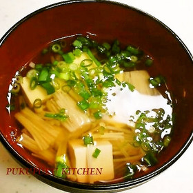 豆腐とえのきだけのおすまし