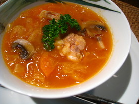 サワークラウトのスープ☆ポーランド料理
