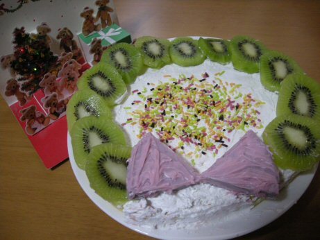 クリスマス★レアチーズケーキの画像