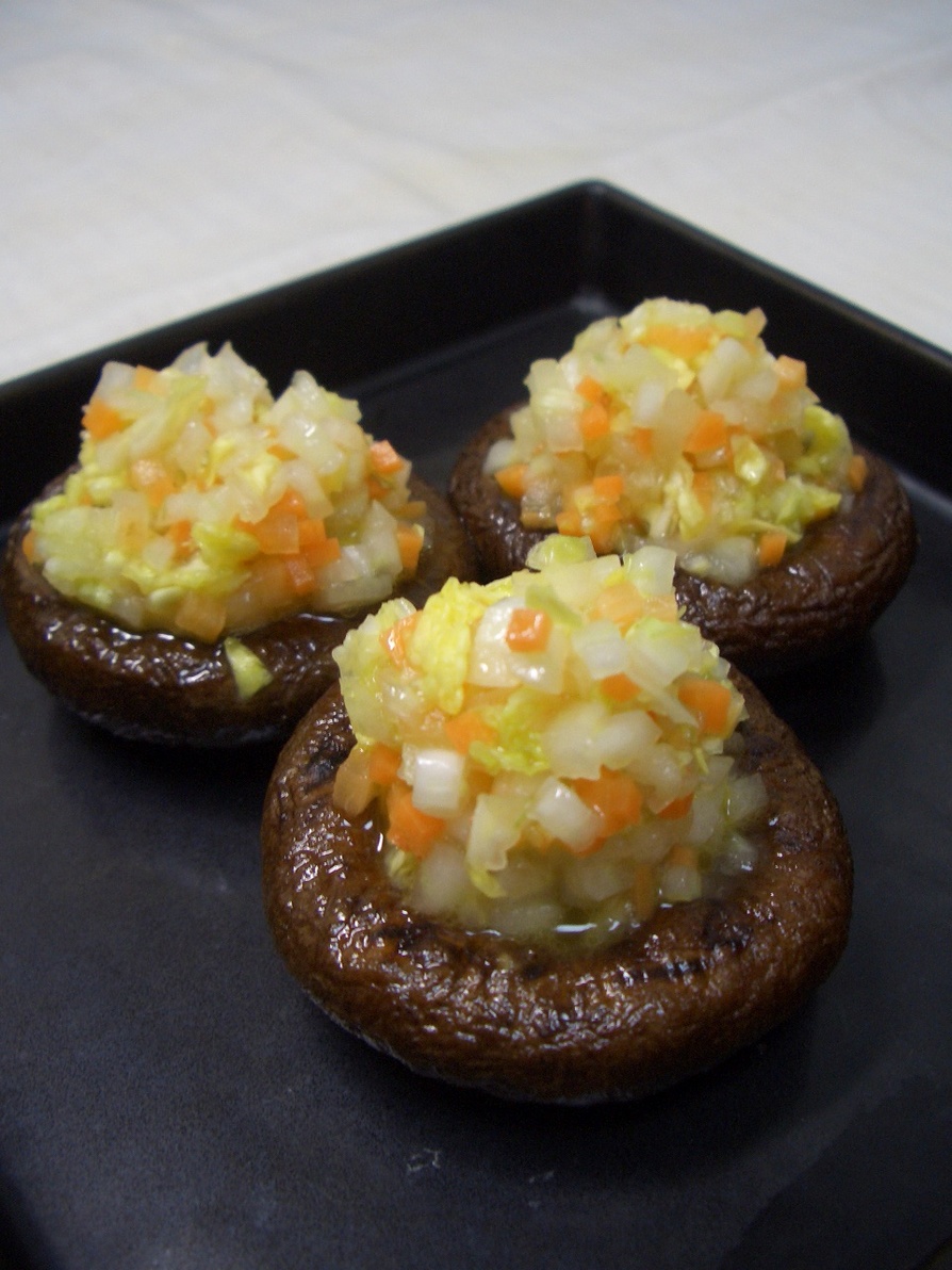 こんもり野菜の椎茸ステーキの画像