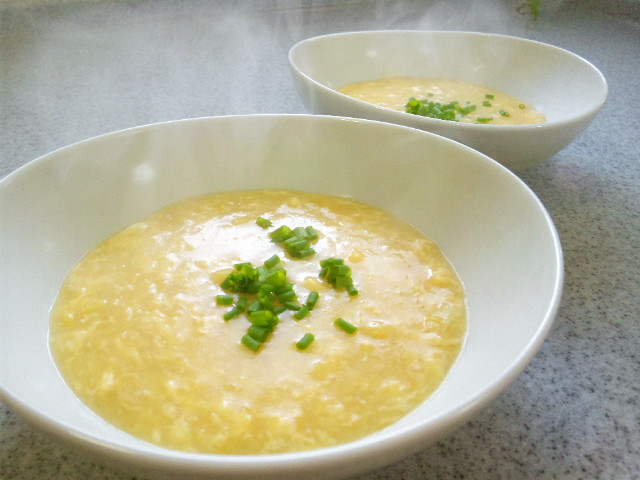 簡単温か❤クリームコーンの中華スープの画像