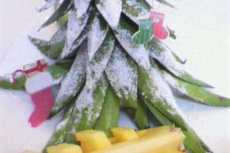 ﾊﾟｲﾅｯﾌﾟﾙでｸﾘｽﾏｽﾂﾘｰ レシピ 作り方 By ちゃんさん クックパッド 簡単おいしいみんなのレシピが361万品