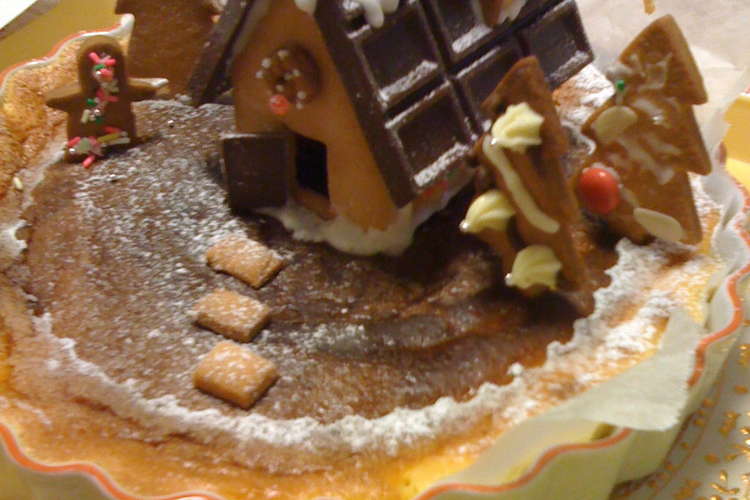 クリスマスに お菓子の家 ケーキ レシピ 作り方 By 3uz クックパッド
