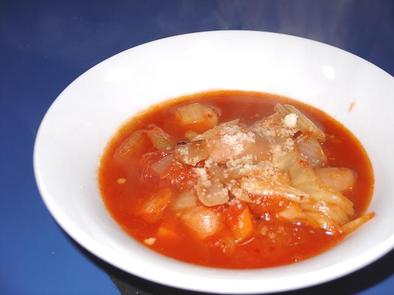 トマトキムチスープの写真