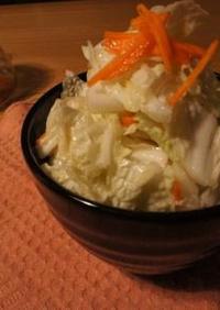 白菜のシンプルサラダ