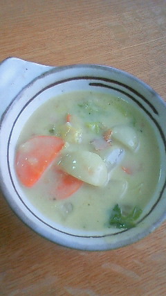 蕪と人参のクリーム煮