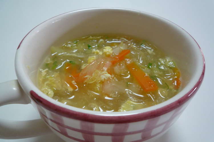 簡単 お野菜たっぷり 春雨スープ レシピ 作り方 By プニタロー クックパッド 簡単おいしいみんなのレシピが377万品