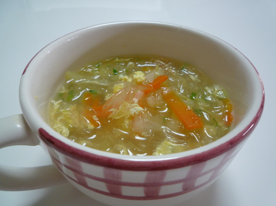 ＊簡単＊お野菜たっぷり☆春雨スープ☆の画像