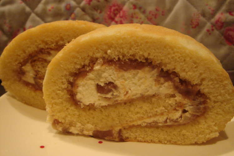 ダブルなマロンロールケーキ レシピ 作り方 By Peachuk クックパッド 簡単おいしいみんなのレシピが350万品