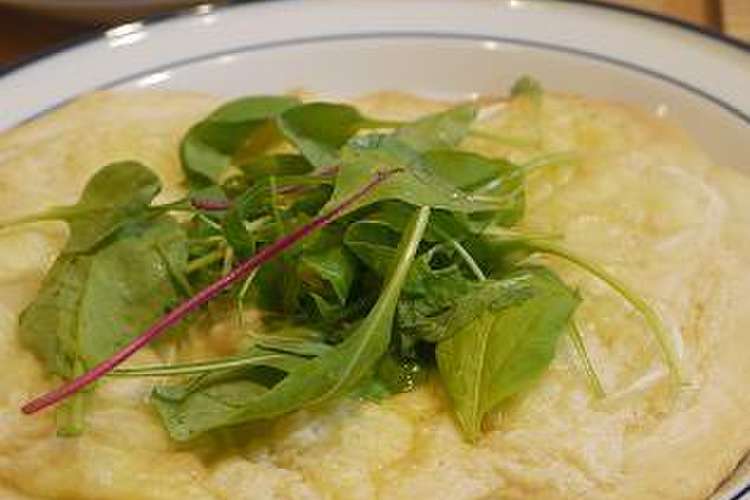 明太長芋ソースの葉っぱとポテトのピザ レシピ 作り方 By Meson09 クックパッド