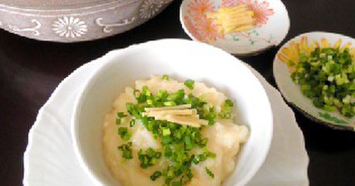 帆立と卵の中華粥 レシピ 作り方 By Y ｓ クックパッド