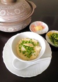 帆立と卵の中華粥