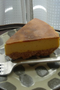 かぼちゃベークドチーズケーキ