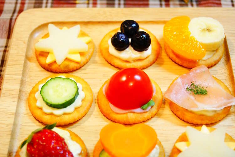 クリスマス カラフルカナッペ レシピ 作り方 By Annnnn クックパッド 簡単おいしいみんなのレシピが350万品
