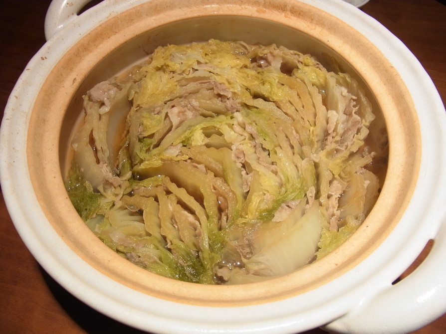 白菜豚バラ鍋の画像
