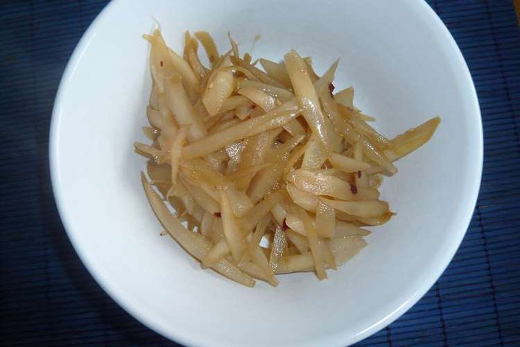 Salsify 西洋ごぼうのキンピラ レシピ 作り方 By Luv2bfree クックパッド 簡単おいしいみんなのレシピが354万品