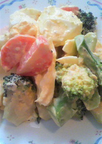 ブロッコリーとにんじんの卵サラダ