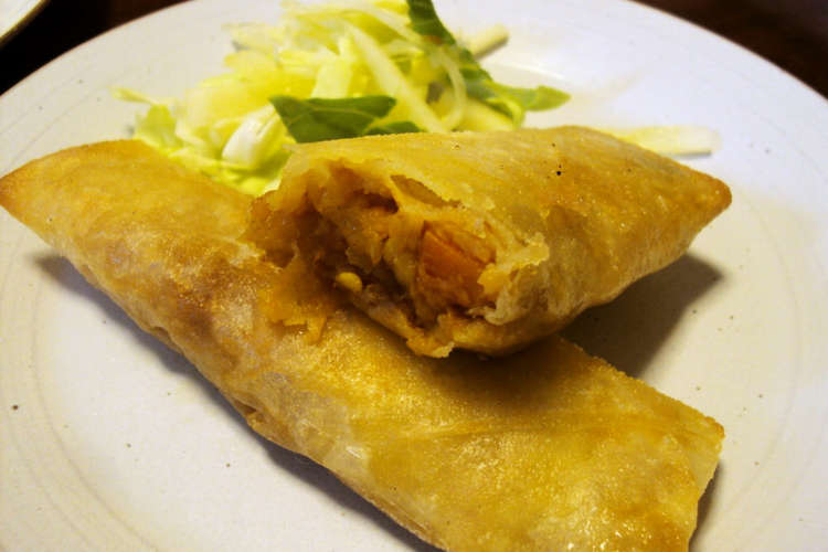 簡単リメイク カレー春巻き レシピ 作り方 By いないいないだあ クックパッド 簡単おいしいみんなのレシピが356万品