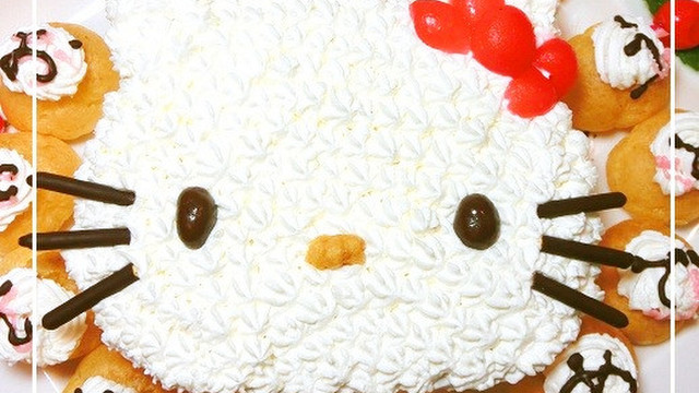 簡単手軽に キティちゃんのケーキ レシピ 作り方 By いちごぱぴこ クックパッド