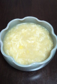 デルモンテのコーンと卵で作る超簡単スープ